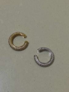 Orecchini a Cerchio Geometrici Dazan 2026 Nuova Collezione Coreana Placcati Oro 18k con Zirconi Colorati Super Brillanti per Donne - Product Image 5