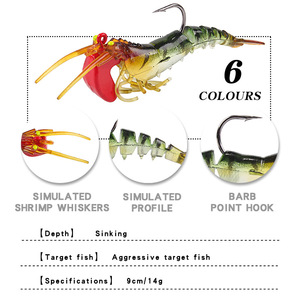 Señuelo de Silicona SWORDFISH con Colgante de Plomo para Pesca de Peces de Agua Salada, Perca y Lubina en Ríos y Océanos - Product Image 4