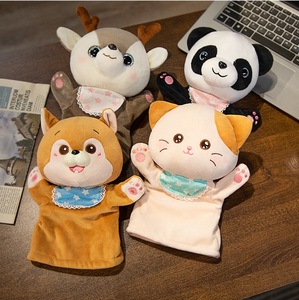 Passen Sie Handpuppen-Plüschtier-Tier handpuppen 25cm für Kleinkinder und Kinder im Alter von 2 Jahren an - Product Image 3