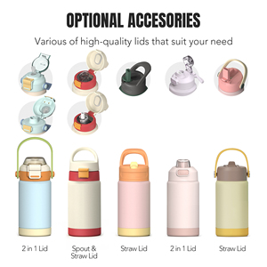 Hong Ling Customized Kids Bottle Stainless Steel Insulated <b>Double</b> <b>Wall</b> Thermal Bottle School Kids Water Bottle - Product Image 4