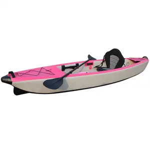 Inflatable गुलाबी डबल 2 व्यक्ति Kayaks 16 फीट