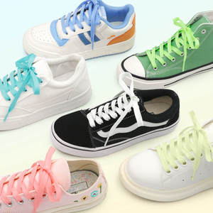 <span class=keywords><strong>Lacci</strong></span> per Scarpe Luminosi Personalizzati da 8mm, Fluorescenti e Sicuri, in Poliestere, per Sneakers, Vendita all'Ingrosso - Product Image 3
