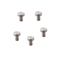 Boutons de meuble classiques personnalisés en forme de vague, en acier inoxydable, avec broches de connexion combinées pour meubles, attaches pour meubles