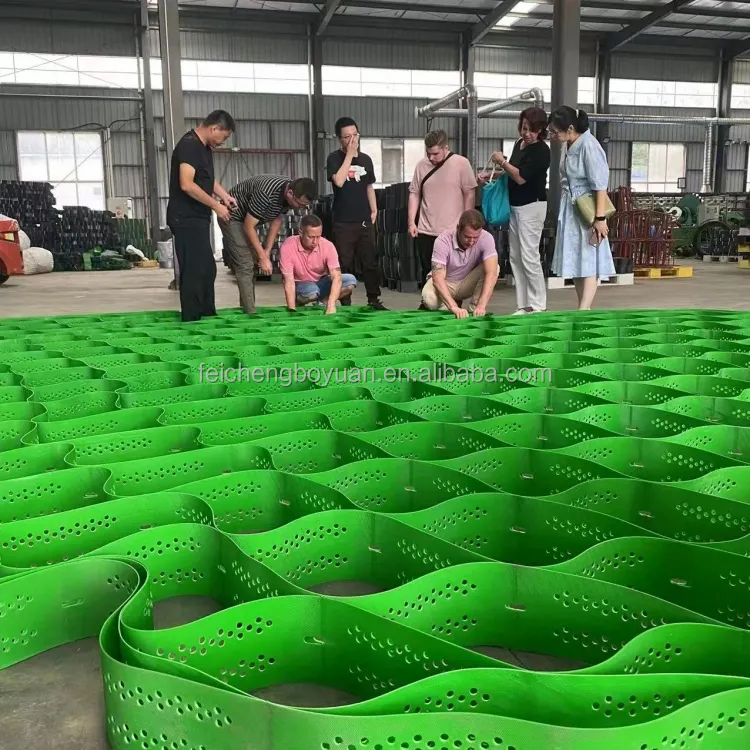 hdpe geocel geocell geocells honeycomb grid for rive bed