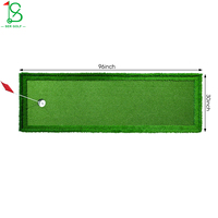 Tapis de golf d'extérieur en gazon artificiel résistant au feu avec lumières LED intégrées, en PE/EVA/PP