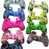 Coque de protection en silicone antidérapante couleur camouflage durable pour manette de jeu P4 - Vente en gros