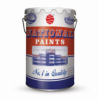 Peinture acrylique imperméable nationale pour revêtement de bâtiment, application au pinceau, murs et meubles