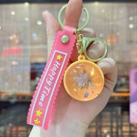 Nouveau porte-clés souple en forme de boulette avec lumière à pression pour jouets de décompression ou cadeaux événementiels