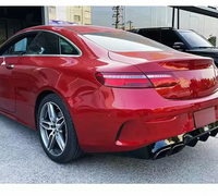 Diffuseur arrière AMG personnalisé professionnel noir brillant E63 avec embouts d'échappement pour Mercedes Benz E Coupé C238 2016-2023