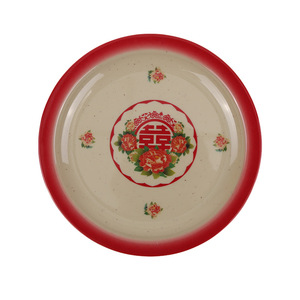Five And Harmony Round Melamine <b>Plate</b> With Rooster Pattern 12cm Household Serving Dish Party Snack <b>Plate</b> - Product Image 3