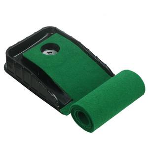 Tapis de putting de golf en gazon artificiel à base plastique à prix abordable avec retour de balle pour débutants - Product Image 6