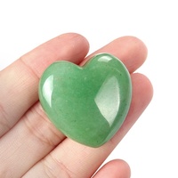 Agate en cristal naturel pierre semi-précieuse amour sans trous 30mm d'épaisseur en forme de coeur pierre de palmier cadeau de saint valentin