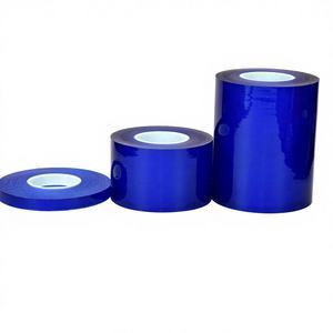 Película Protectora Electrostática de PVC Transparente Azul, Venta de Fábrica, para Protección de Superficies de Puertas, Ventanas, Gabinetes, Láminas de Plástico y Metal - Product Image 6