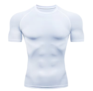 T-shirt léger à manches courtes pour hommes, séchage rapide et respirant pour la course et l'entraînement sportif. - Product Image 4