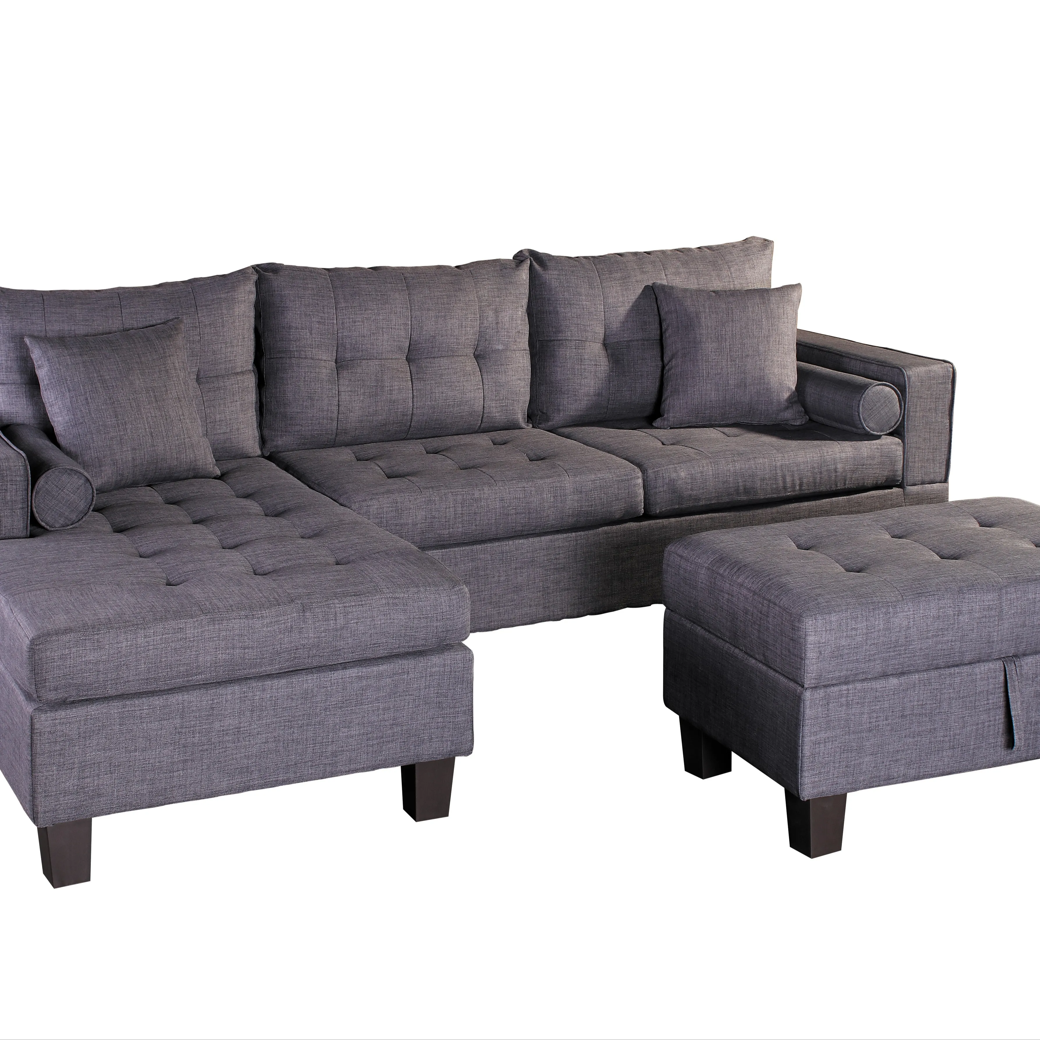 French Style Light Luxury Office Furniture Luxury Office Sofa Trend Style Modular Sofas Velvet Linen Sofa Office