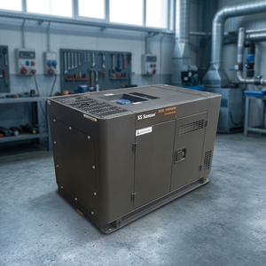 Hot Selling Portable SS SAMSON 10KW SILENT TYPE Diesel Generator Electric Start 50Hz Inverter - Product Image 1