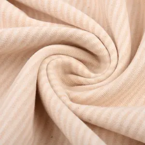 Kunden spezifisches Baumwollgarn gefärbtes Gewirke Cvc 80% Baumwolle 20% Polyester für Frauen Kleidungs stück