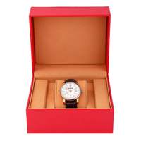 Boîte à bijoux haut de gamme avec doublure en velours, boîte de rangement pour bijoux élégante et raffinée, vente en gros