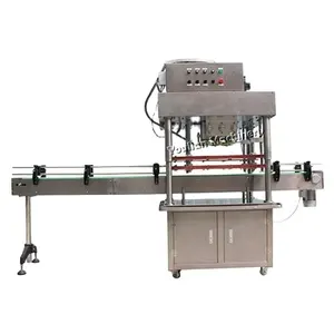 XG-300 High Speed Linear Juice Screw Capping Machine Full Automatic Glass Plastic Bottles Food Beverage Factory Price PLC Pump