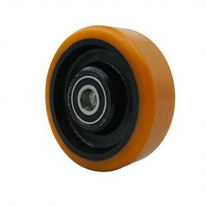 Nuova Ruota di Bilanciamento per Carrello Elevatore Elettrico Linde 0009933747, 140*54-20 PU, Capacità di Carico 1500kg - Product Image 1