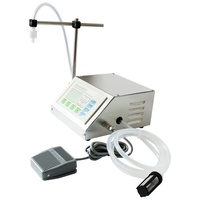 Machine de remplissage et de distribution de liquides semi-automatique CNC pour petites quantités, idéale pour les spiritueux, le lait, la sauce soja, la mise en conserve - Prix de gros
