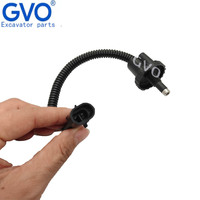 Pièces de machines d'excavation GVO RE519696 1654 1854 2054 2204 2204 mm Capteur de carburant Séparateur d'eau et d'huile