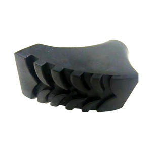 Protège-embouts de bâtons de trekking en caoutchouc antidérapant, forme de sabot de cheval, longueur 5,5 cm, couleur noire - Product Image 4