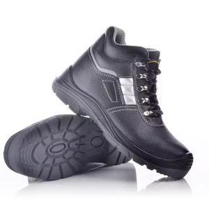 Wholesale Cheap Price <strong>Water</strong> <strong>Proof</strong> Genuine Leather <strong>Men</strong> Work Safety Boots Steel Toe and PU Outsole Safety <strong>Shoes</strong> - Product Image 2