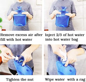 <span class=keywords><strong>Bouillotte</strong></span> en silicone pour soulager la douleur Efficace pour soulager les maux <span class=keywords><strong>de</strong></span> tête Crampes Arthrite Douleurs dorsales Blessures musculaires - Product Image 5