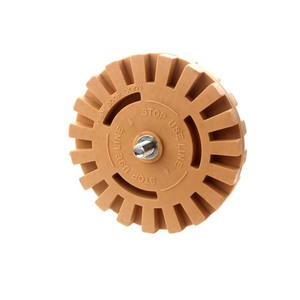 22 Pc Yellow Telescopic Scraper Glue Remover <b>Wheel</b> With 20 <b>Plastic</b> Blades For Automotive Window Tinting And Home Use - Product Image 2