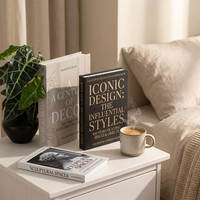 Boîte de rangement décorative magnétique en forme de faux livre, ouvrable, pour étagère à livres, présentoir de table, impression personnalisée