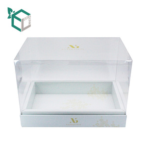 Wholesale Pvc Large Square Transparency Rose Flower Gift Box