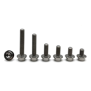 Tùy chỉnh M3 M4 M5 M6 M7 M8 TC4 Lớp 5 hợp kim titan vít 12 poinst Hex mặt bích bu lông cho bánh xe trung tâm - Product Image 3