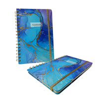 Carnets de planification financière à livraison rapide, suivi de factures personnalisé, carnet de budget A5 non daté à spirale avec autocollants