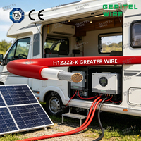 XLPO Greater XLPO PV Solar DC Kabel 4mm 6mm 10mm 16mm PV1-F 1 x6mm2 Elektrischer Draht verzinnter Kupfer leiter 16A Rated Industrial
