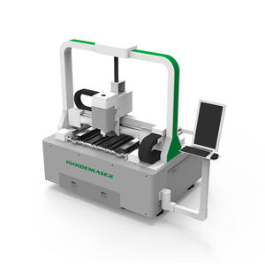 Cortadora del laser de la fibra del CNC del tamaño pequeño 6060 de la alta precisión para la hoja de plata del oro - Product Image 3