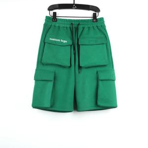 กางเกงขาสั้นผู้ชายคุณภาพสูงทรงคอมเพรสชั่น สไตล์ฮิปฮอป สตรีทแวร์ มีกระเป๋าหลายช่อง กางเกงคาร์โก้สำหรับออกกำลังกาย - Product Image 2