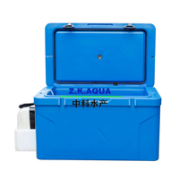 Chambre de transport pour poissons vivants isolée de 110 L, conteneur pour poissons