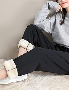 <strong>Women's</strong> Warm Sherpa <strong>Lined</strong> Athletic Sweatpants Jogger <strong>Fleece</strong> Pants - Product Image 6