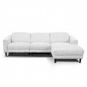 Sofá Modular en Forma de L <span class=keywords><strong>MANWAH</strong></span> de 3 Plazas, Reclinable, Extensible, Plegable, de Metal Moderno y Tela para Apartamento, Hotel, Sala de Estar - Product Image 1