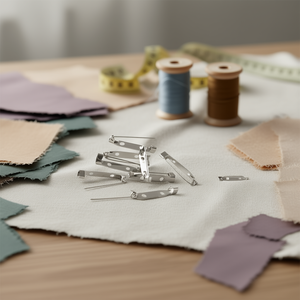 Ilan Broche Alfileres 15mm Colore Argento Confezione da 28 Pezzi - Product Image 2