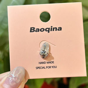 बारीक स्टड इयररिंग्स ने महिलाओं के लिए छोटे स्टड ईयररिंग्स के लिए दिल शादी के गहने बनाए - Product Image 6