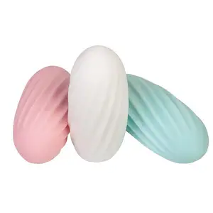 Portable Pocket Pussy Egg dengan 3D realistis bertekstur Vagina Ultra lembut Stroker elastis untuk pria masturbasi