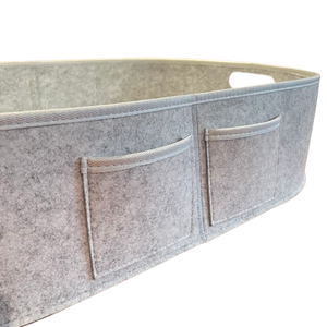 Felt <strong>Moses</strong> <strong>Basket</strong> Baby Changing <strong>Basket</strong> With Soft Baby Changing Pad - Product Image 5