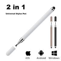 Stylet pour tablette, stylet tactile pour écran de dessin, stylet 2 en 1 pour téléphone, tablette, stylet tactile capacitif pour téléphone Android