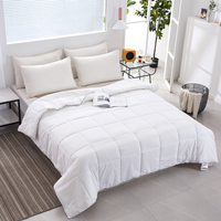 Couette légère et confortable en tissu polyester-coton, anti-décoloration, facile d'entretien, idéale pour hôtels, gîtes et chambres d'hôtes
