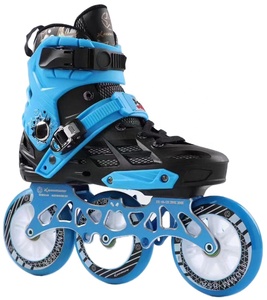 YSMLE Patins Unisexe Outdoor Fitness 3 Roues 110mm Patins de Vitesse en Ligne - Product Image 3