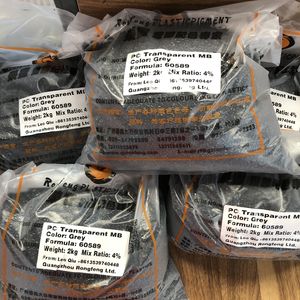 بولي كربونات بيسي ماستر شفاف رمادي مخصص ألوان واضحة مصنع توريد Rongfeng بلاستيك المنشأ التعبئة والتغليف معدل المزيج - Product Image 5