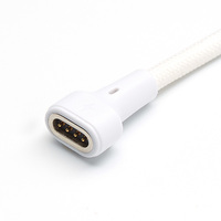 Câble de charge USB magnétique, câble de données USB C USB-C avec connecteur Pogo Pin, câble d'extension en spirale magnétique N52 personnalisé, câble enroulé en spirale