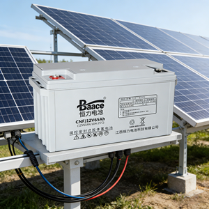 <b>12V</b> 65Ah GEL Maintenance Free Lead Acid <b>Battery</b> for Solar/Wind Power Systems with Discharge Rate - Product Image 4